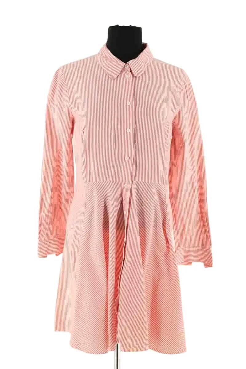 Robe Claudie Pierlot Rouge en Coton, taille L - Seconde Main