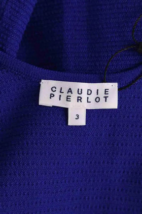 Robe Claudie Pierlot Bleu en Viscose