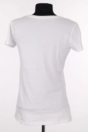T-shirt Majestic Filatures Blanc en Coton