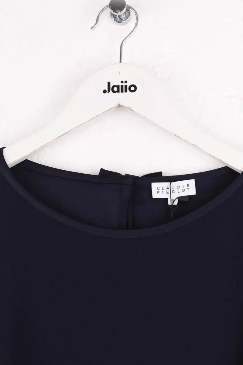 Robe Claudie Pierlot Marine en Viscose