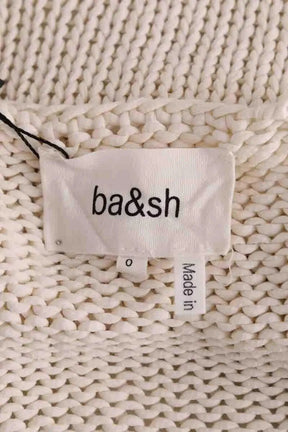 Top sans manche Ba&Sh Blanc en Coton