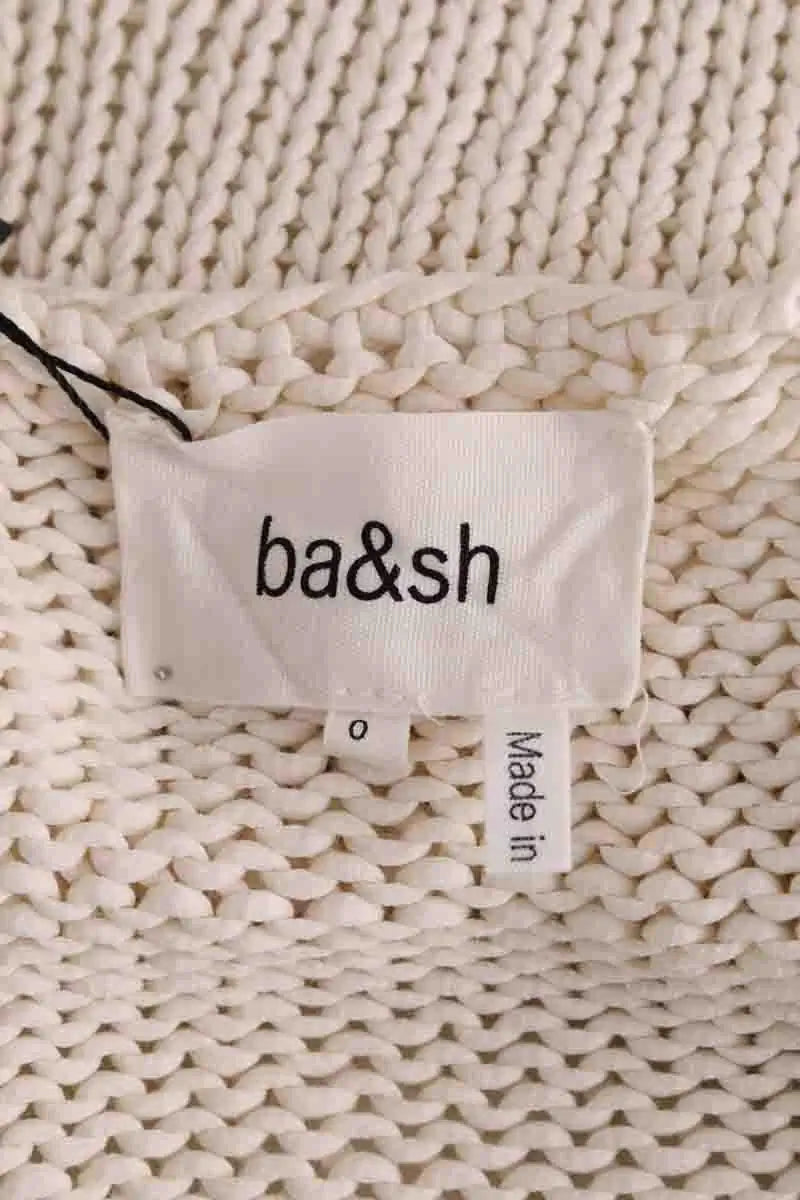 Top sans manche Ba&Sh Blanc en Coton