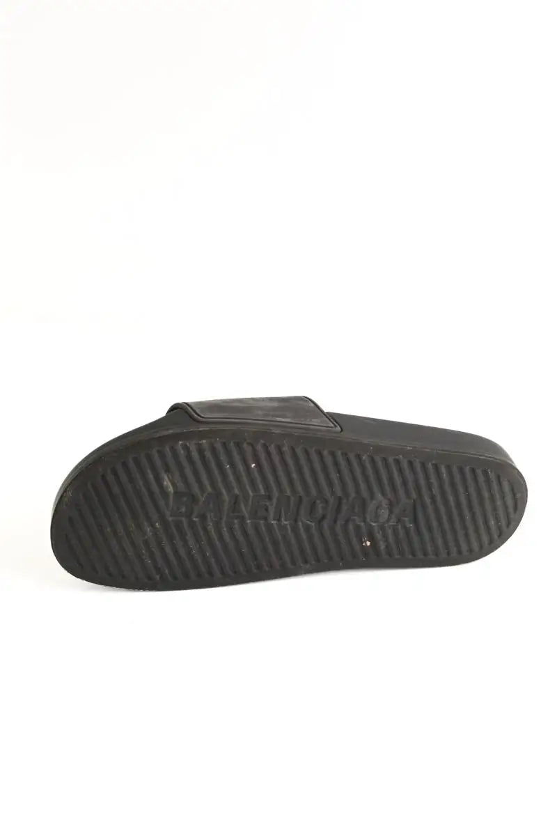 Sandales Balenciaga Noir en Caoutchouc