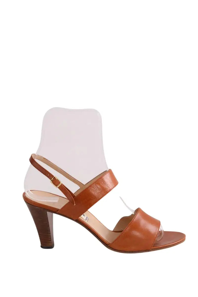 Sandales Celine Camel en Cuir, taille 40 - Seconde Main