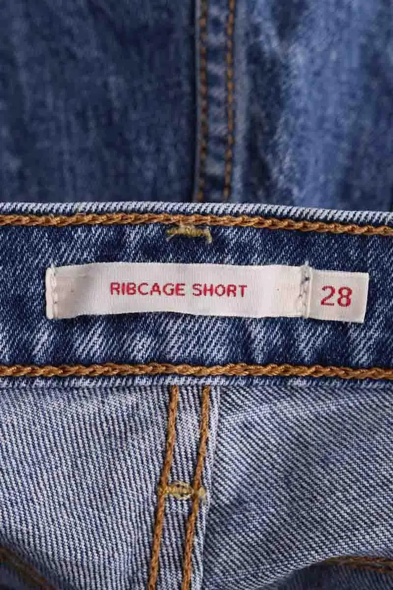 Mini short Levi's Bleu en Coton