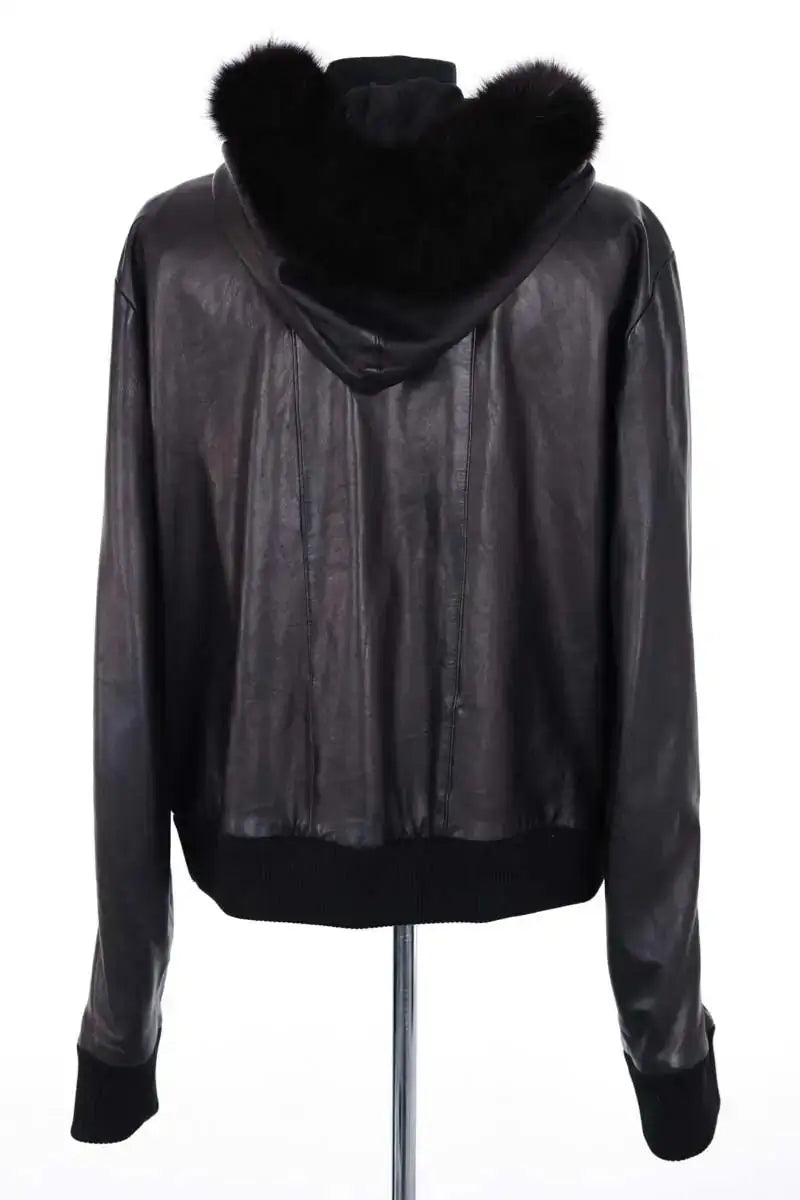 Blouson John Galliano Noir en Cuir