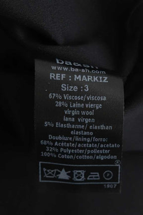 Mi-longueur Bash  Noir