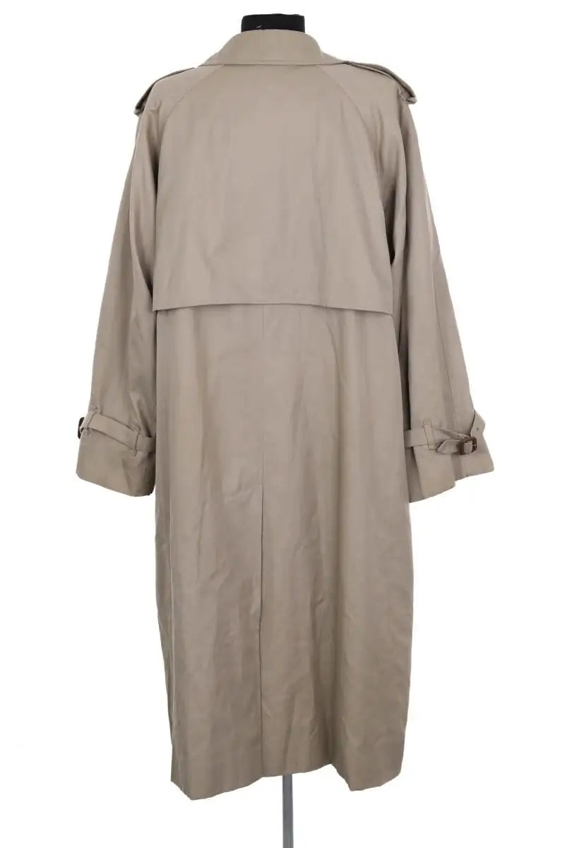 Trench-coat Burberry Beige en Synthétique