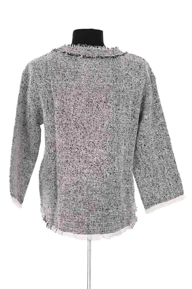 Top Iro Noir en Coton