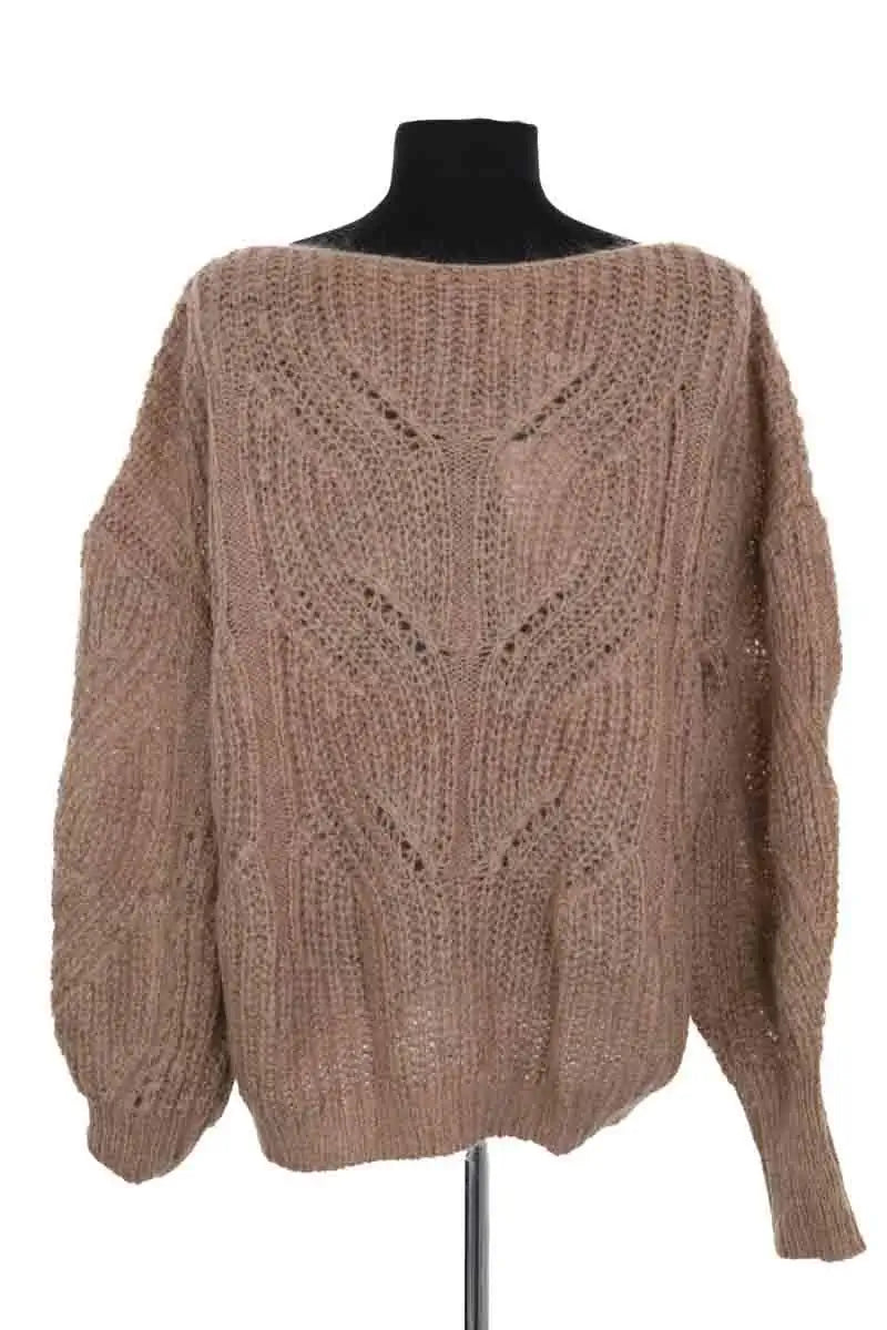 Pull Sézane Camel en Synthétique