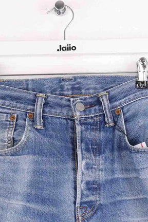 Jean droit Levi's 501 Bleu en Coton