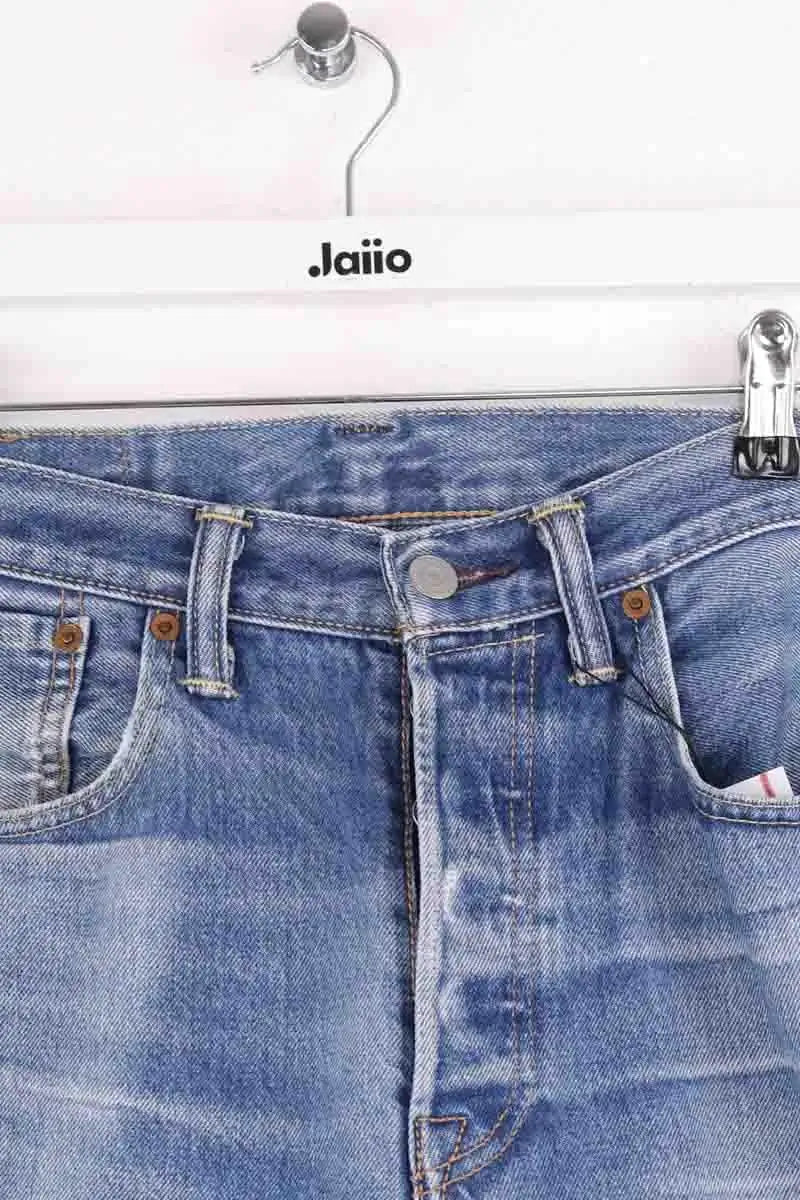 Jean droit Levi's 501 Bleu en Coton