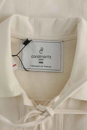 Robe Carolina Ritzler Ecru en Coton
