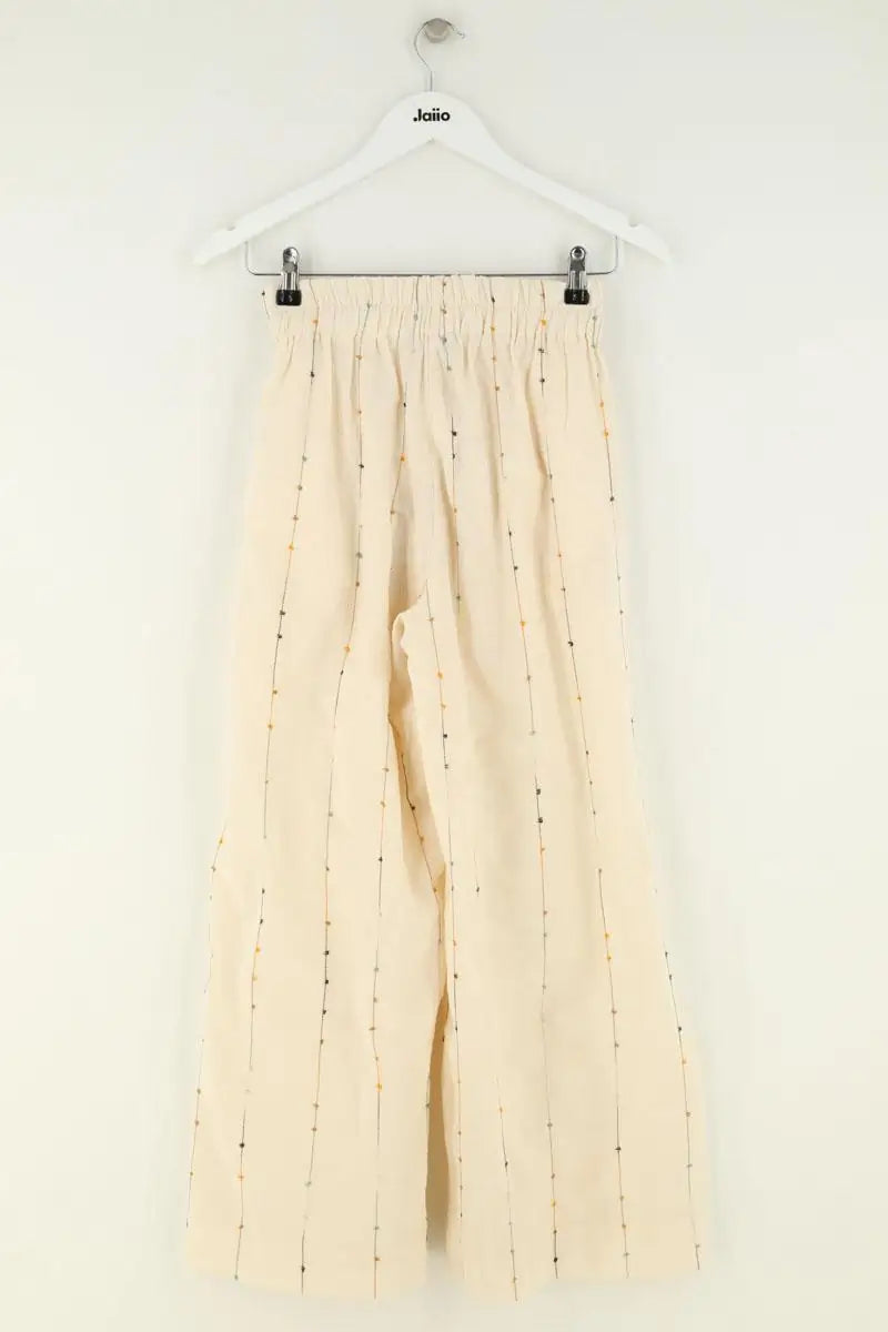 Pantalon Sessun Beige en Coton