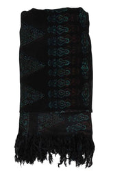 Étole Antik Batik Noir en Coton - Seconde Main