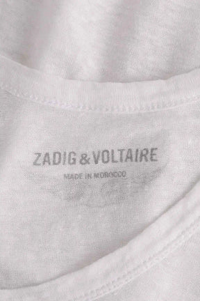 T-shirt Zadig & Voltaire Blanc en Lin