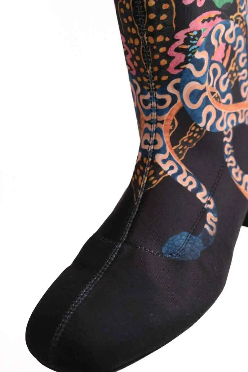 Bottes La DoubleJ Noir en Tissu