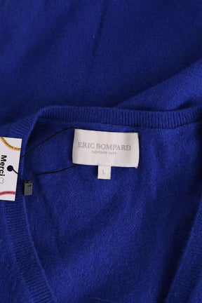Pull Eric Bompard Bleu en Cachemire