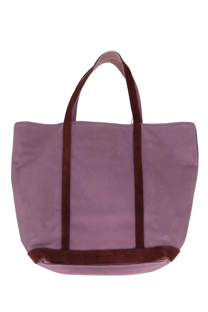 Cabas Vanessa Bruno Violet en Coton - Seconde Main
