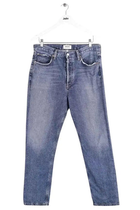 Jean droit Agolde Bleu en Coton, taille L - Seconde Main
