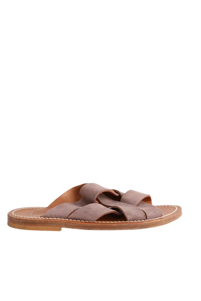 Espadrilles K.Jacques Gris en Cuir, taille 35 - Seconde Main
