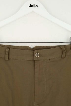 Pantalon droit Liu Jo Kaki en Coton