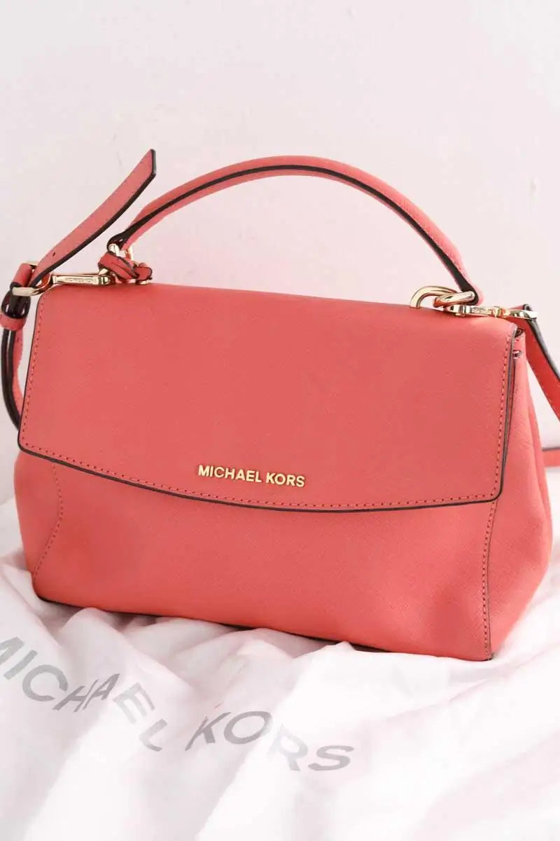 Sac à bandoulière Michael Kors Rose en Cuir