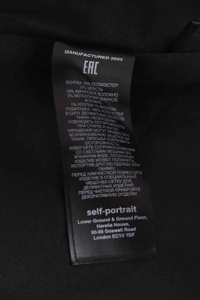 Veste Self-Portrait Noir en Laine