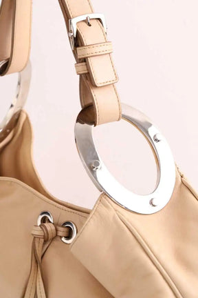 Sac porté épaule Sergio Rossi Beige en Cuir
