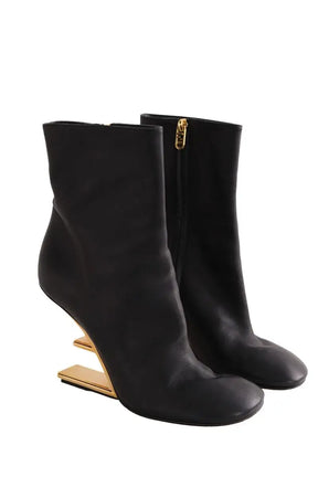 Boots Fendi Noir en Cuir