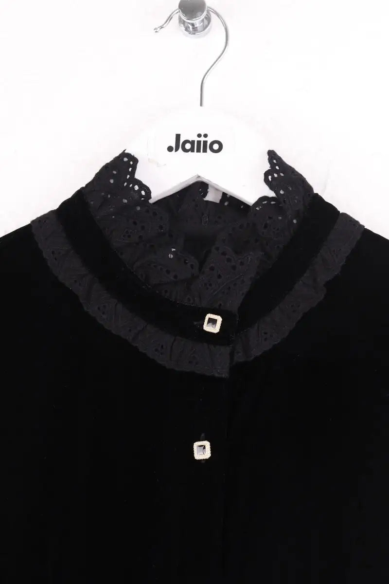 Blouse The Kooples Noir en Synthétique