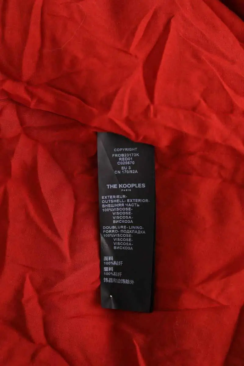 Robe The Kooples Rouge en Synthétique