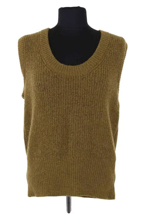 Pull Veronica Beard Kaki en Laine, taille L - Seconde Main
