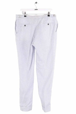 Pantalon droit Kiton Bleu en Coton