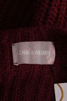 Pull Zadig & Voltaire Bordeaux en Synthétique