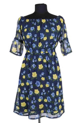Robe The Kooples Marine en Synthétique, taille S - Seconde Main