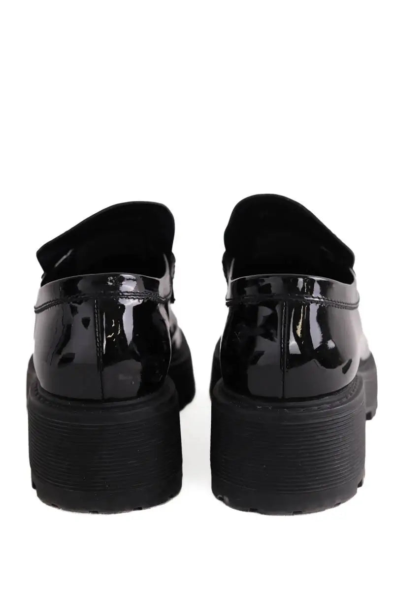Mocassins Miu Miu Noir en Cuir