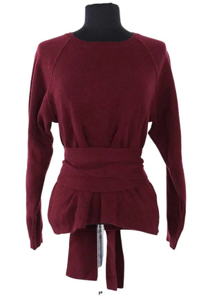 Pull Ba&Sh Bordeaux en Coton, taille S - Seconde Main