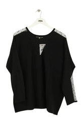 Pull Maje Noir en Soie, taille L - Seconde Main