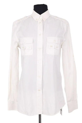 Chemise Dolce & Gabbana Blanc en Coton, taille M - Seconde Main
