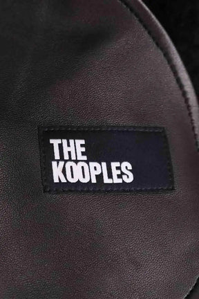 Manteau The Kooples Noir en Daim