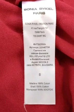 T-shirt Sonia Rykiel  Rouge