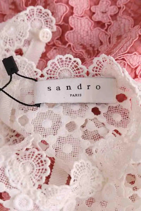 Robe Sandro Blanc en Synthétique