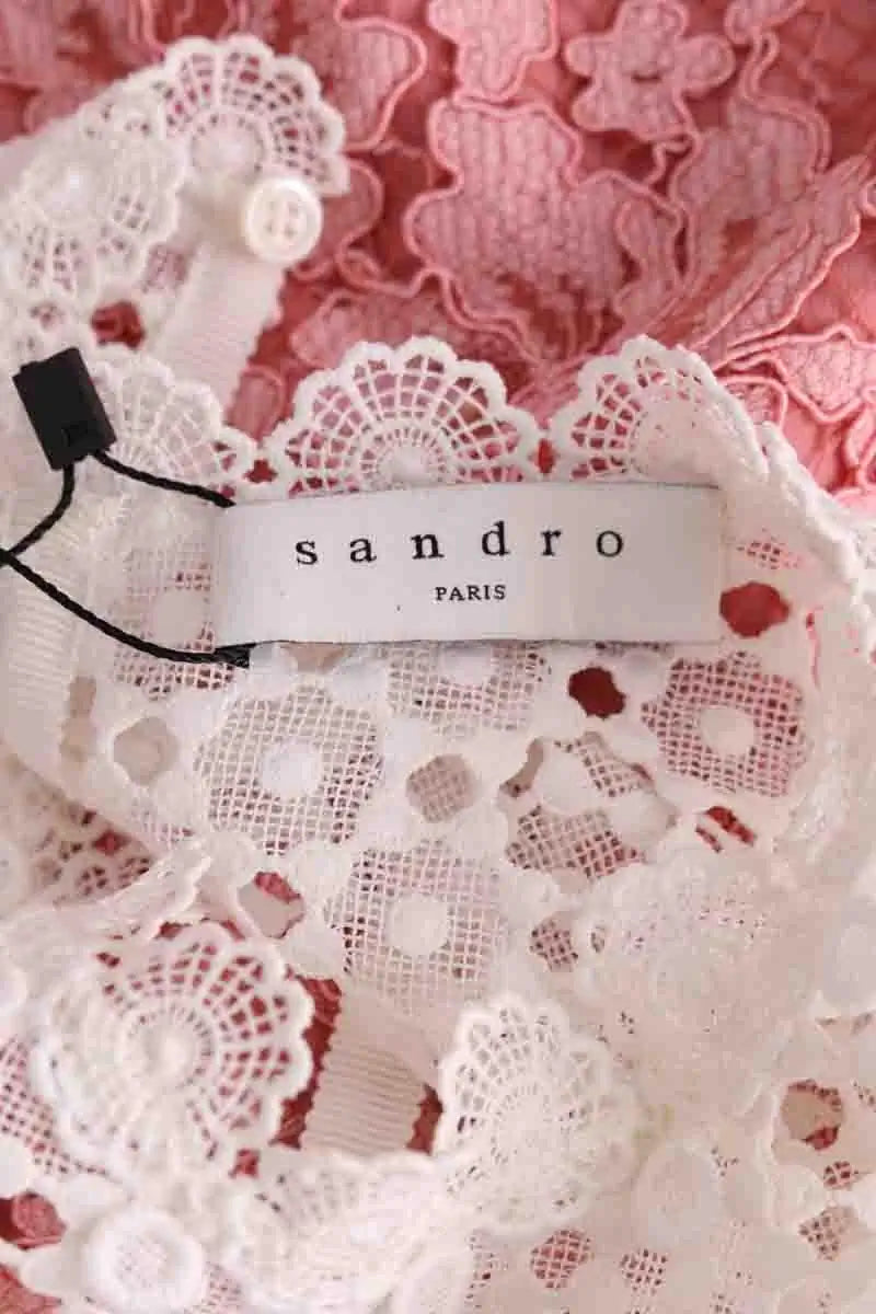 Robe Sandro Blanc en Synthétique
