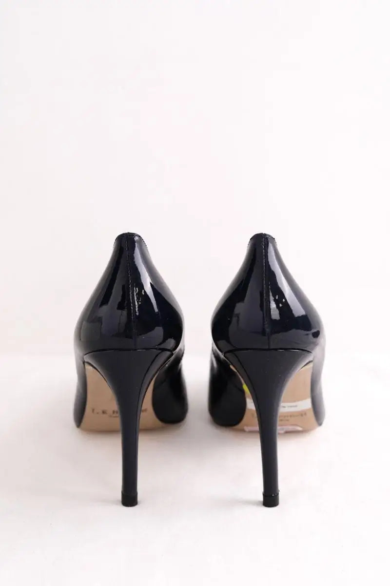 Talons LK Bennett Stila Marine en Cuir verni