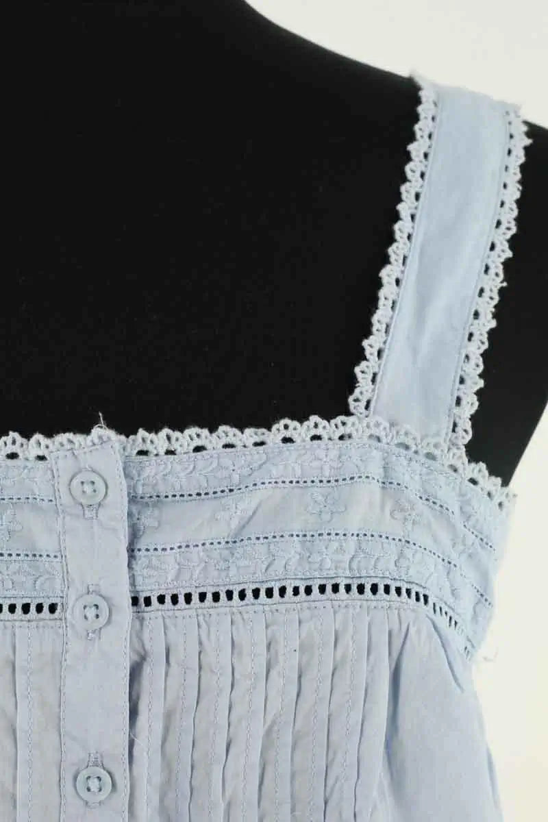 Top sans manche Levi's Bleu en Coton