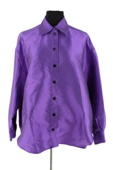 Chemise Sandro Violet en Synthétique, taille S - Seconde Main