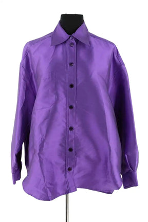 Chemise Sandro Violet en Synthétique, taille S - Seconde Main