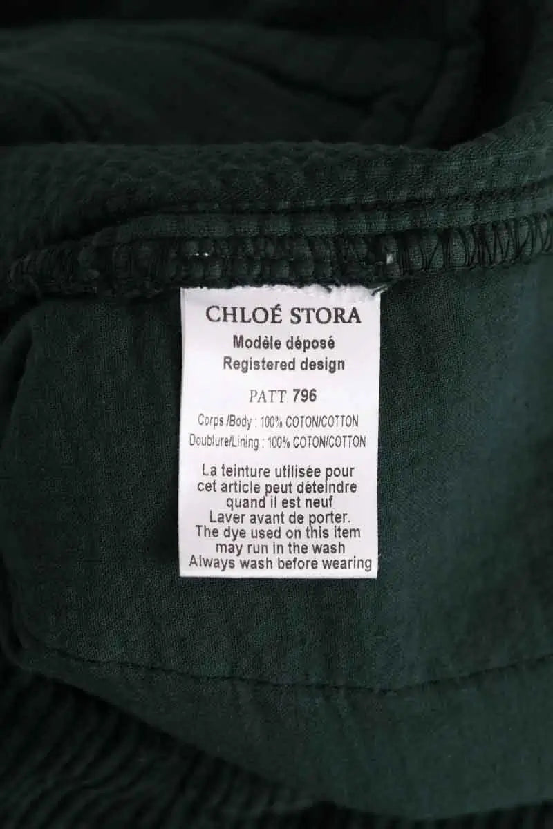 Pantalon Chloé Stora Vert en Coton