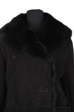 Peau Lainée  Alaïa Noir en Fourrure